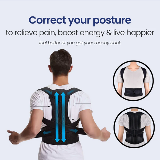 UrbanEz™ Posture Unisex Belt  Stand Taller. Feel Confident. Live Pain-Free.  The UrbanEz Posture Unisex Belt is designed to naturally correct your posture, reduce back strain, and keep your spine aligned throughout the day.